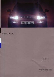 1994 – Avant RS2 (INT)