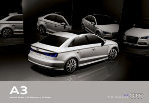 2016 – A3 Sedan & Cabrio (US)