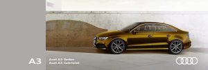 2018 – A3 Sedan & Cabrio (IN)