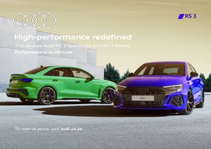 2021 – RS3 Sportback & Sedan (ZA)