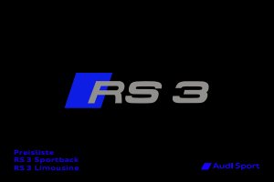 2024 – RS3 Sportback & Sedan (DE)