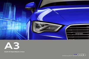 2014 – A3 Sportback e-tron (DE)