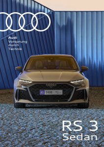 2025 – RS3 Sedan (ME)