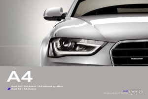 2011 – A4 Sedan & Avant (DE)