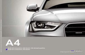 2013 – A4 Sedan & Avant (DE)