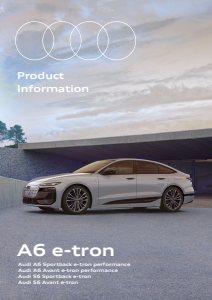 2025 – A6 e-tron Sportback & Avant (JP)