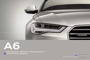 2015 – A6 Model Range (FR)