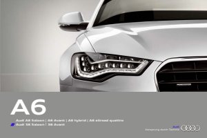 2013 – A6 Model Range (INT)