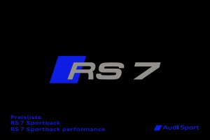 2022 – RS7 Sportback (DE)