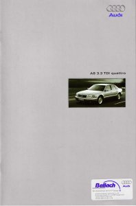 1999 – A8 3.3 TDi Quattro (CH)