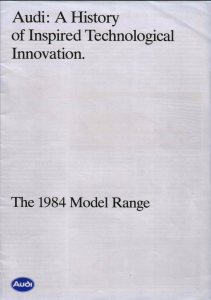 1984 – Model Range (UK)