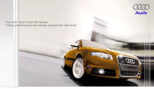 2007 – S & RS Model Range (US)