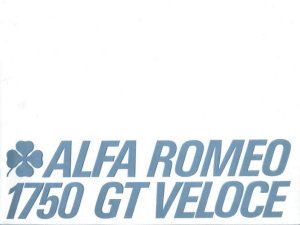 1969 – GT Veloce 1750 Quadrifoglio (INT)