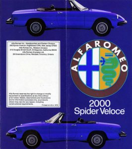 1975 – Spider Veloce 2000 (CA)