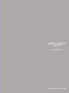 2007 – V8 Vantage N400 (UK)