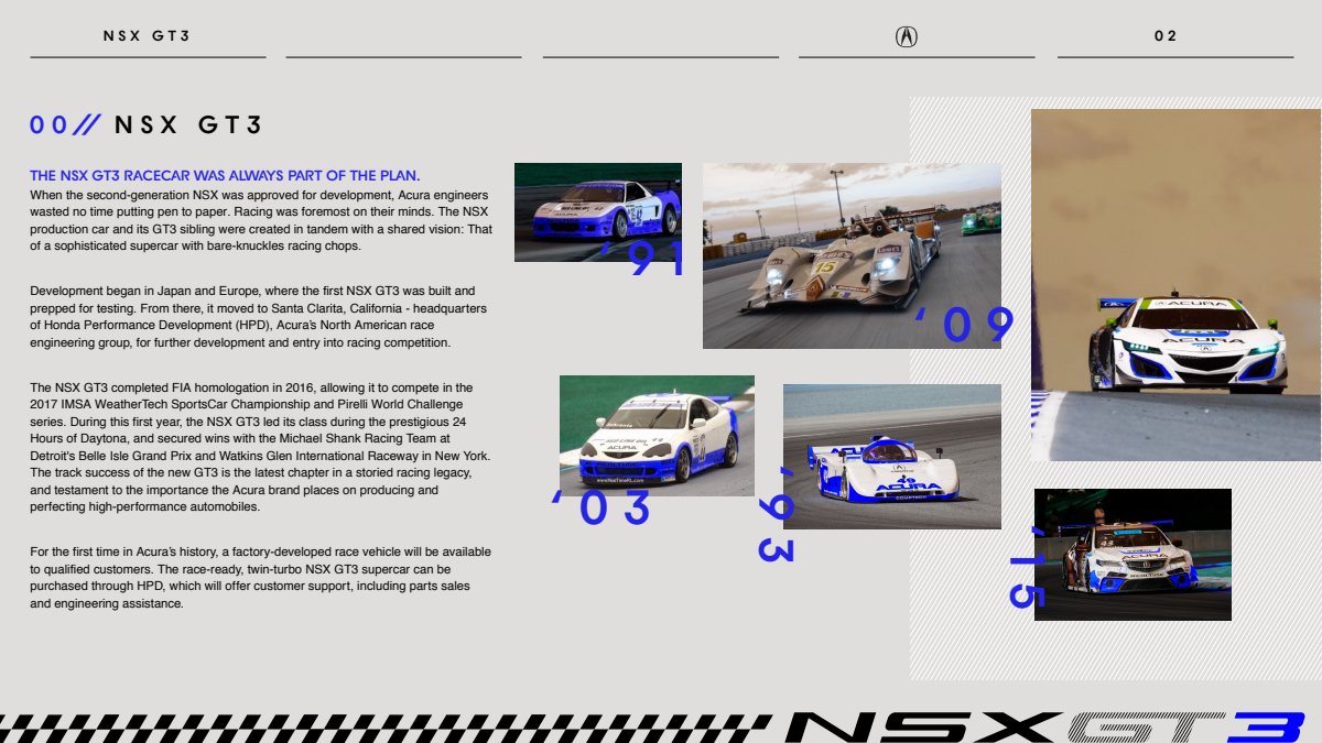 2017 – NSX GT3 (US) Preview Page 2