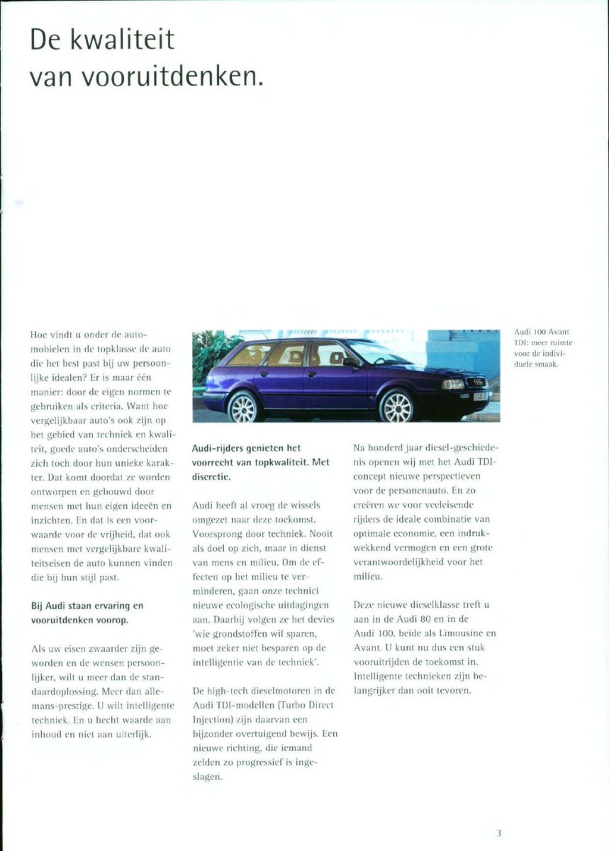 1994 – 80 & 100 TDi (NL) Preview Page 3
