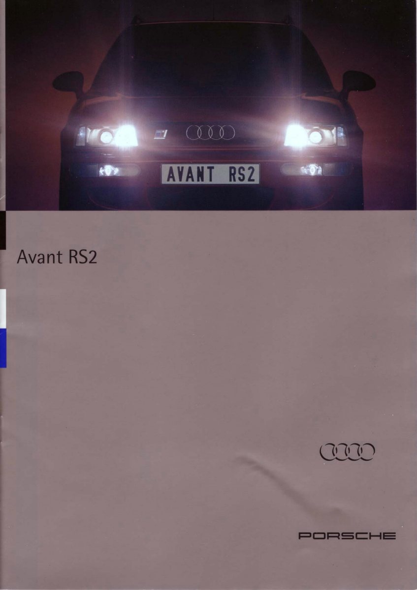 1994 – Avant RS2 (INT) Preview Page 1