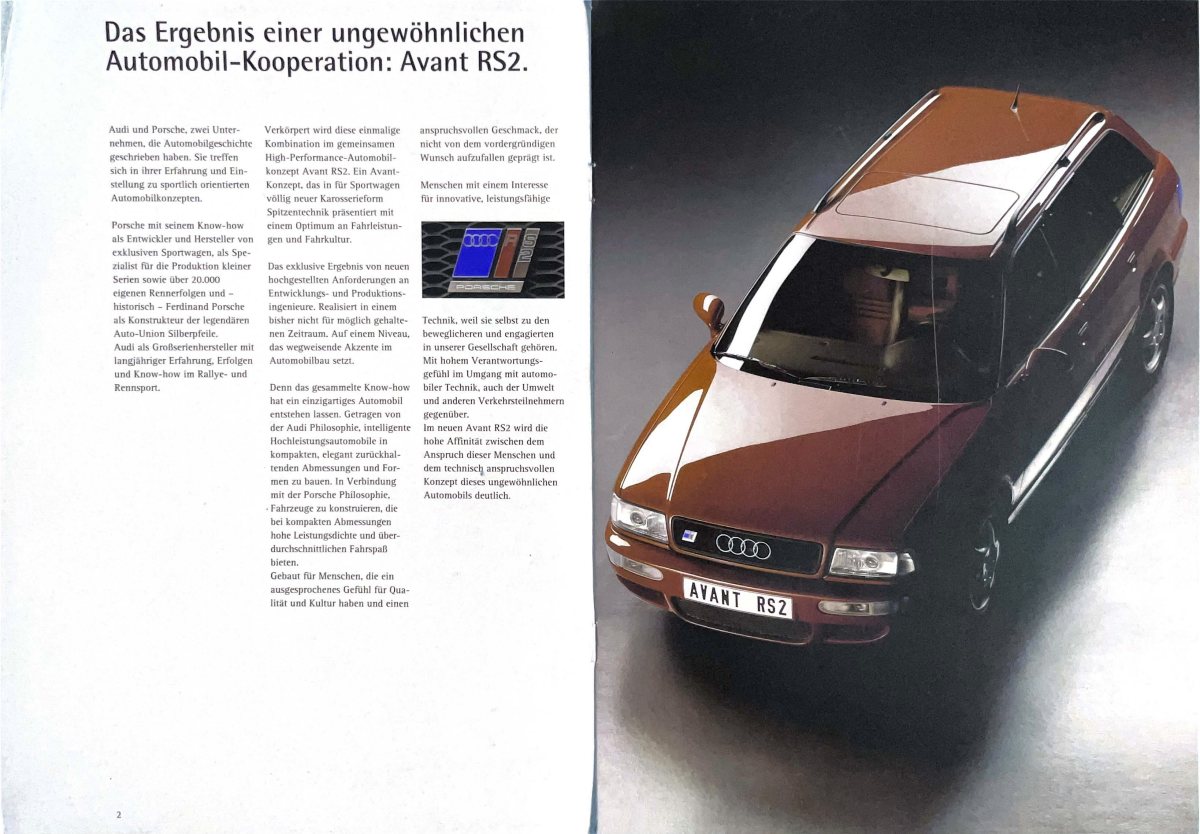 1994 – Avant RS2 (DE) Preview Page 2