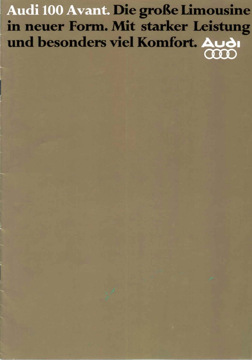 1977 – 100 Avant (DE) Preview Page 1