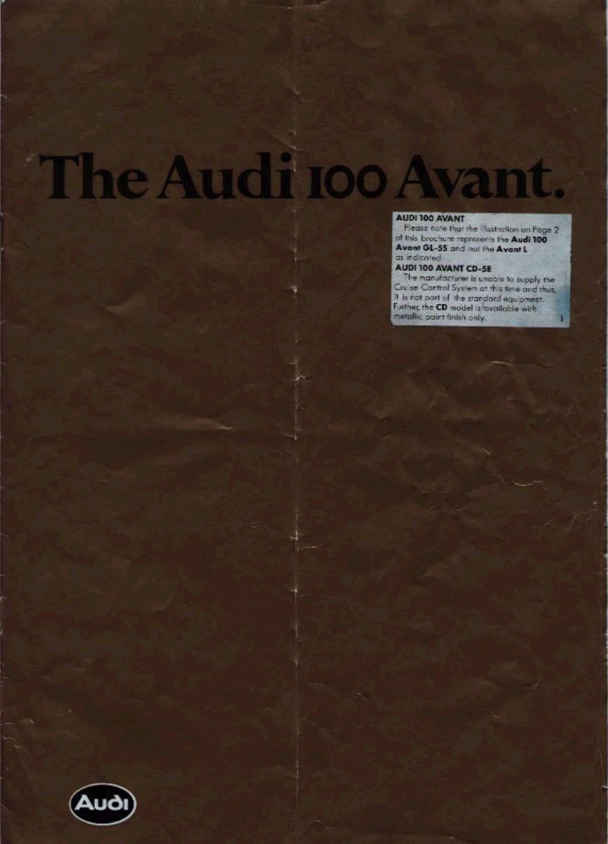 1979 – 100 Avant (UK) Preview Page 1