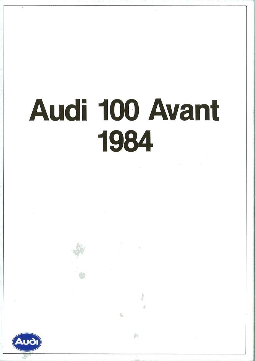 1984 – 100 Avant (SE) Preview Page 1