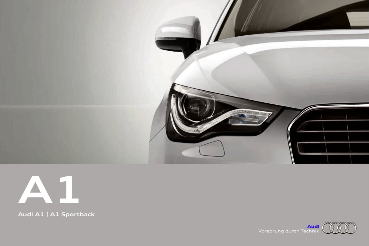 2012 – A1 & Sportback (HK) Preview Page 1