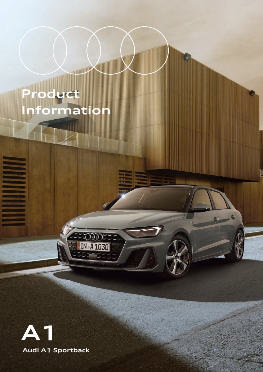 2025 – A1 Sportback (JP) Preview Page 1
