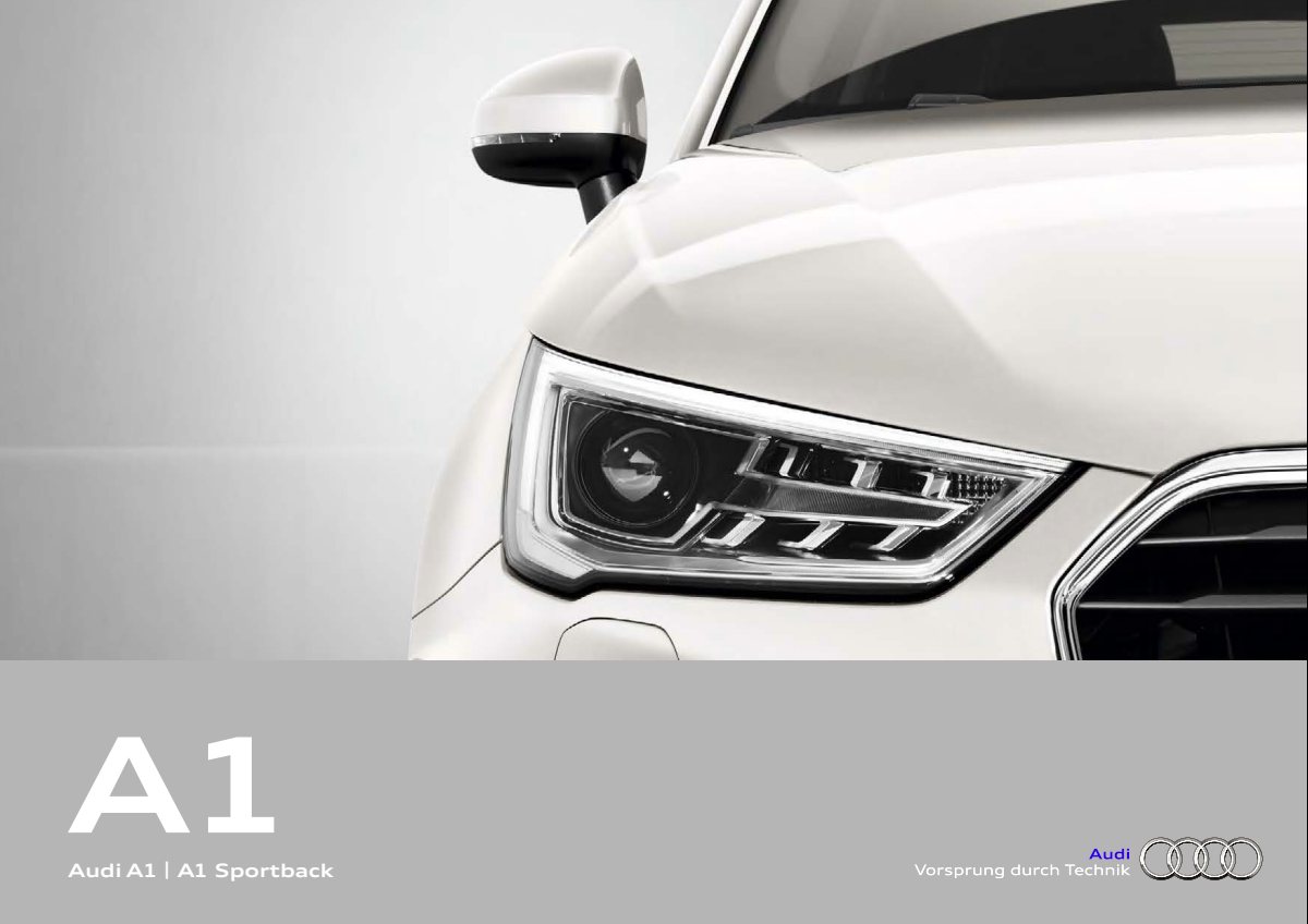 2015 – A1 & Sportback (JP) Preview Page 1
