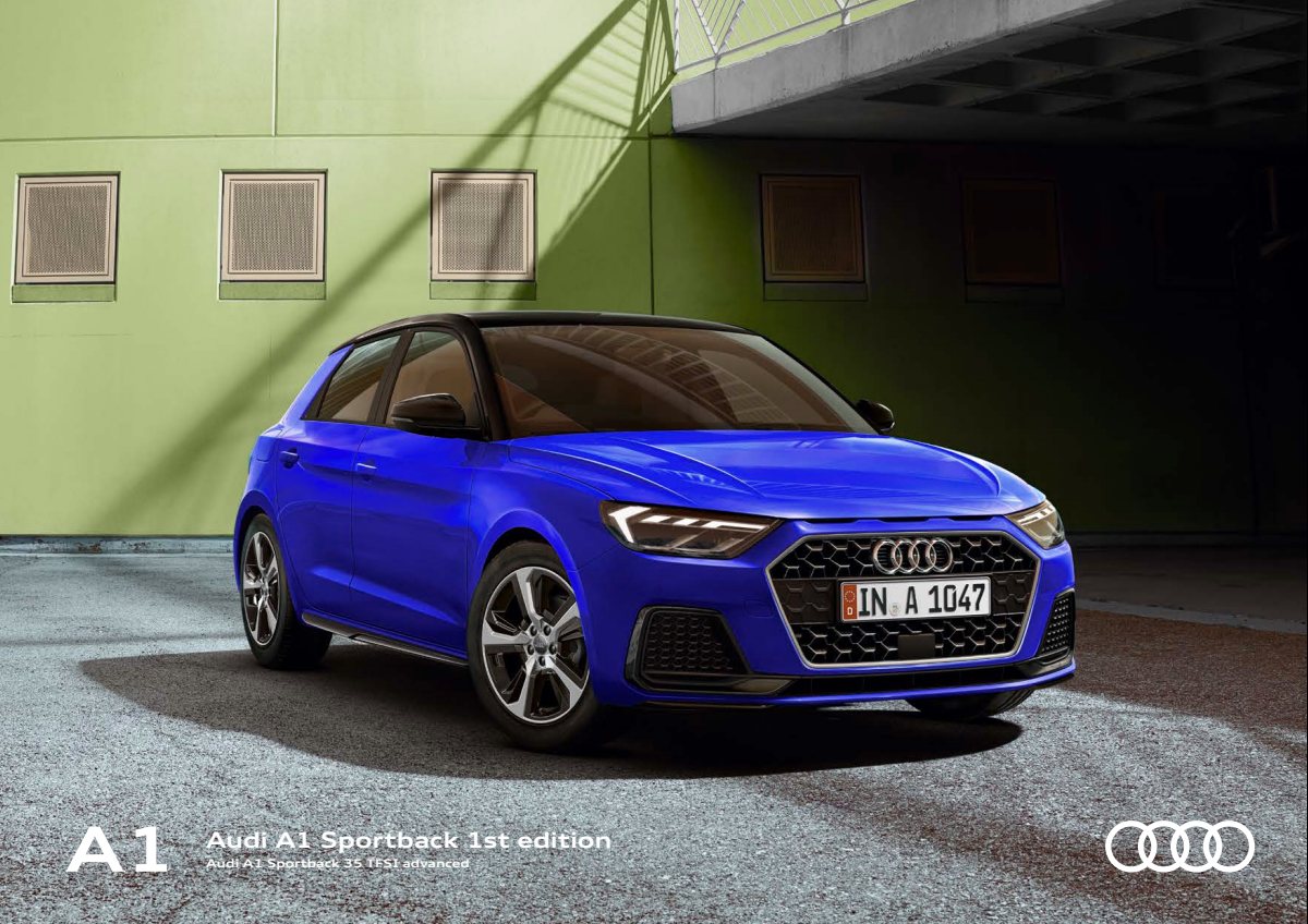 2019 – A1 Sportback 1st Edition (JP) Preview Page 1