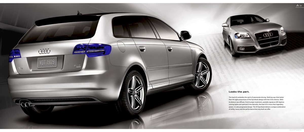 2010 – A3 Sportback (US) Preview Page 2