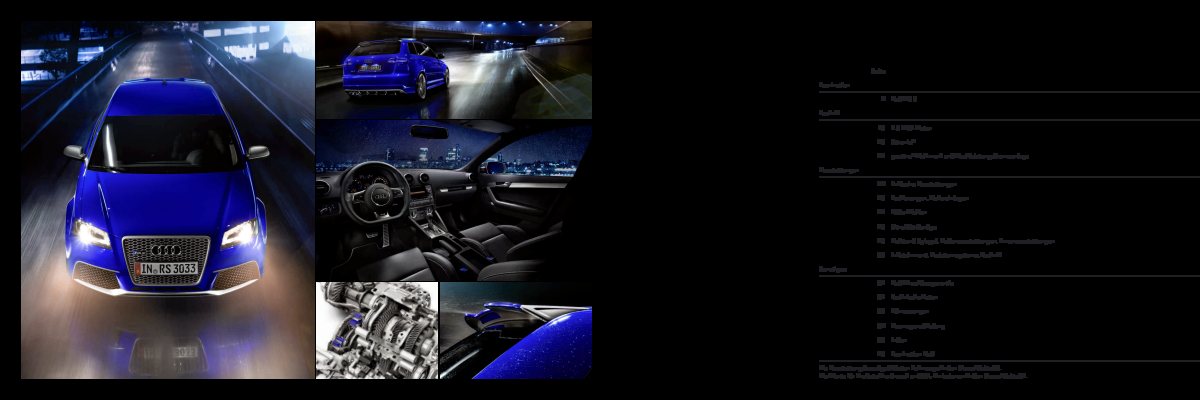 2011 – RS3 Sportback (DE) Preview Page 2