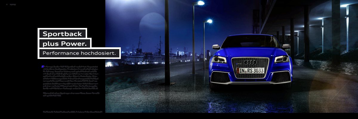 2011 – RS3 Sportback (DE) Preview Page 3
