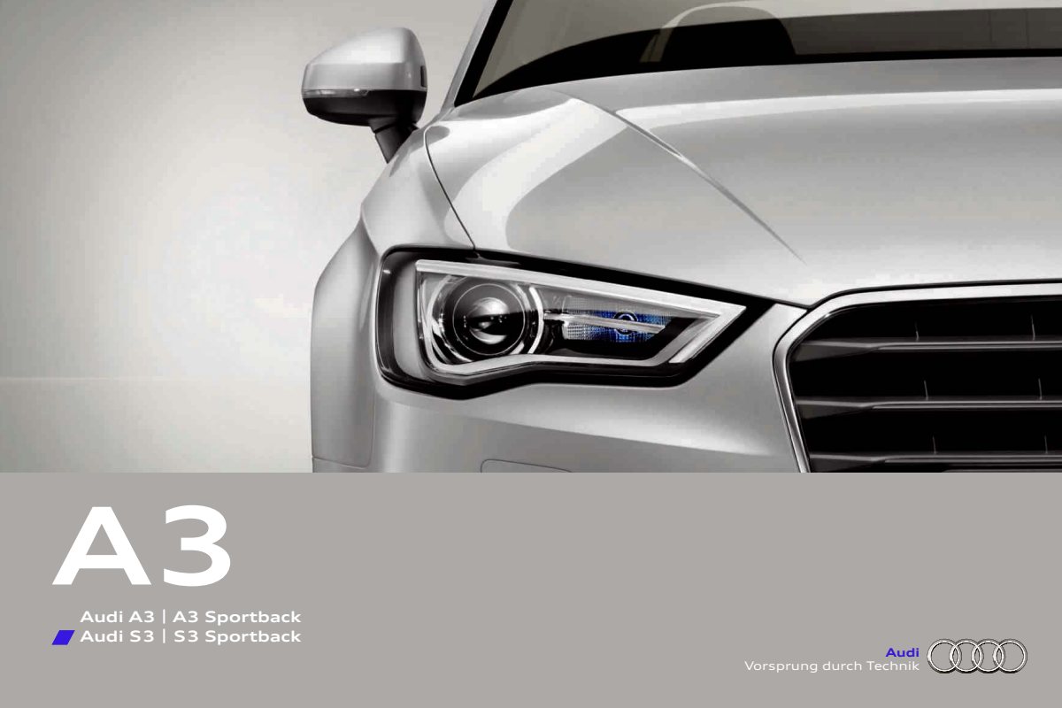 2014 – A3 Sedan & Cabrio (DE) Preview Page 1