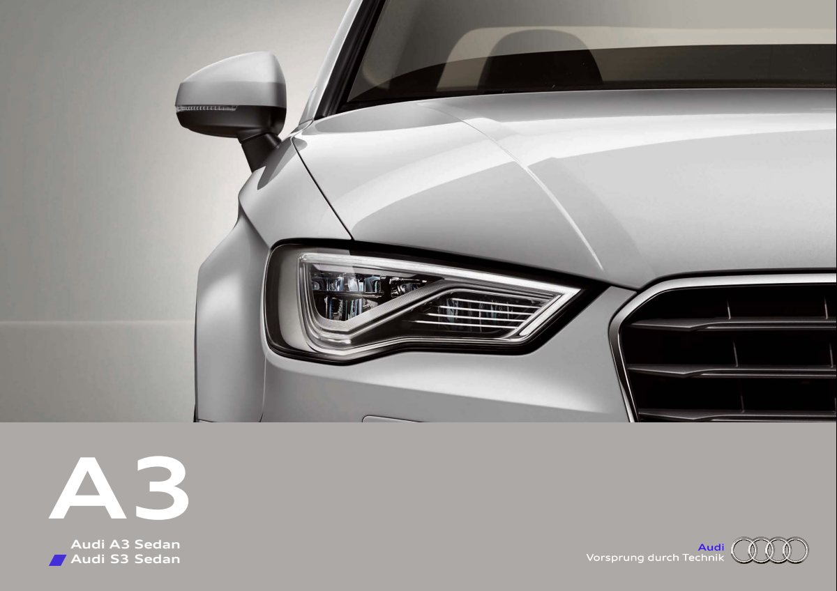 2015 – A3 Sedan (JP) Preview Page 1