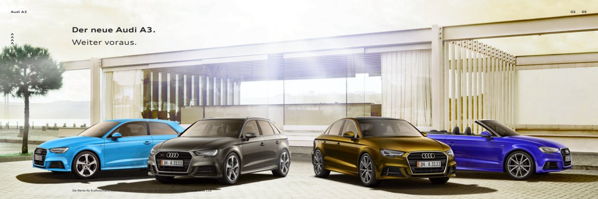 2016 – A3 Model Range (DE) Preview Page 2