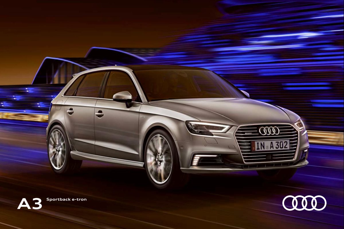 2017 – A3 Sportback e-tron (FI) Preview Page 1