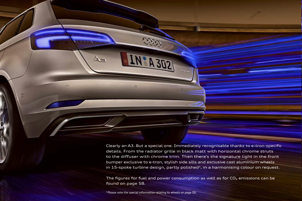 2017 – A3 Sportback e-tron (FI) Preview Page 6