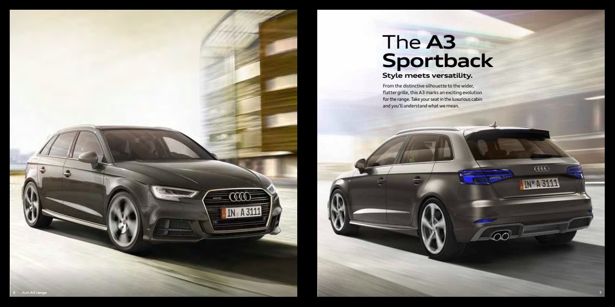 2018 – A3 Model Range (UK) Preview Page 4