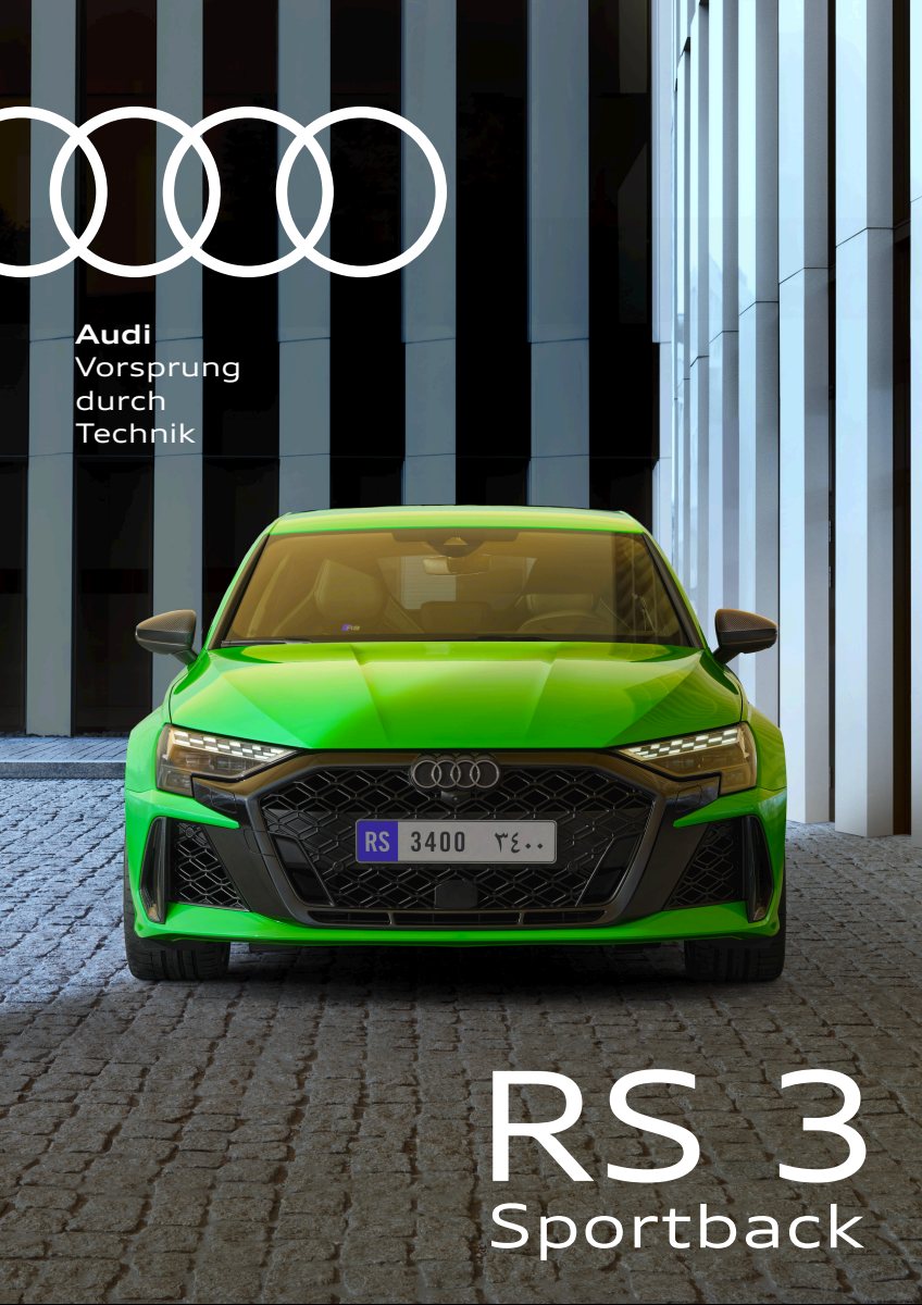 2025 – RS3 Sportback (ME) Preview Page 1