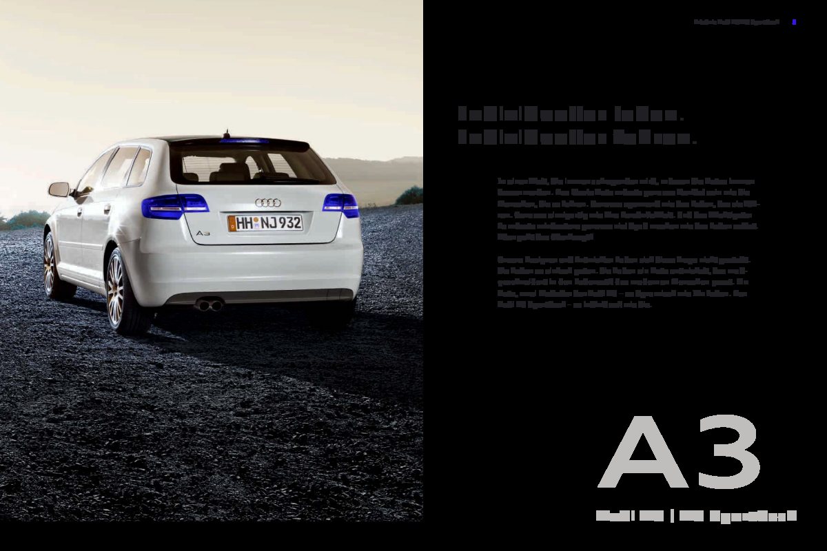 2011 – A3 Model Range (DE) Preview Page 5