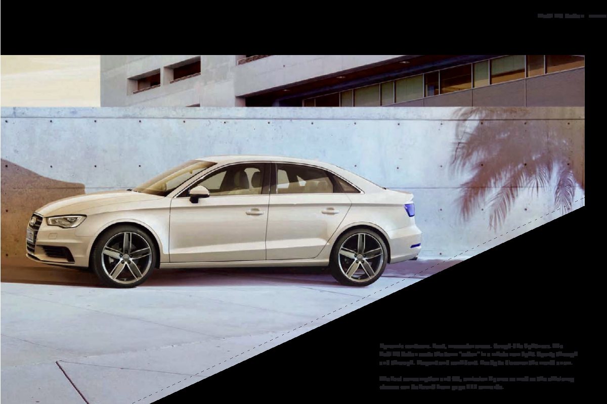 2013 – A3 Sedan (INT) Preview Page 5
