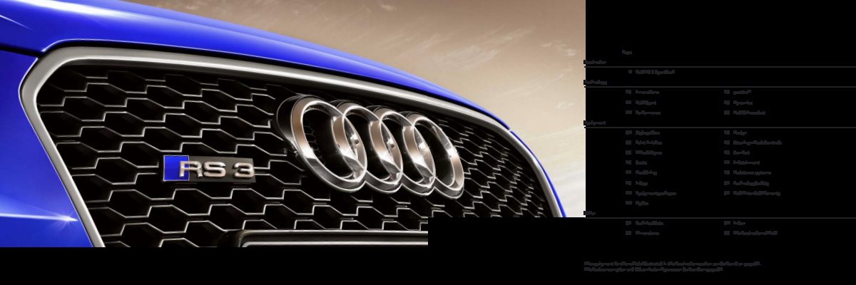 2015 – RS3 Sportback (INT) Preview Page 3