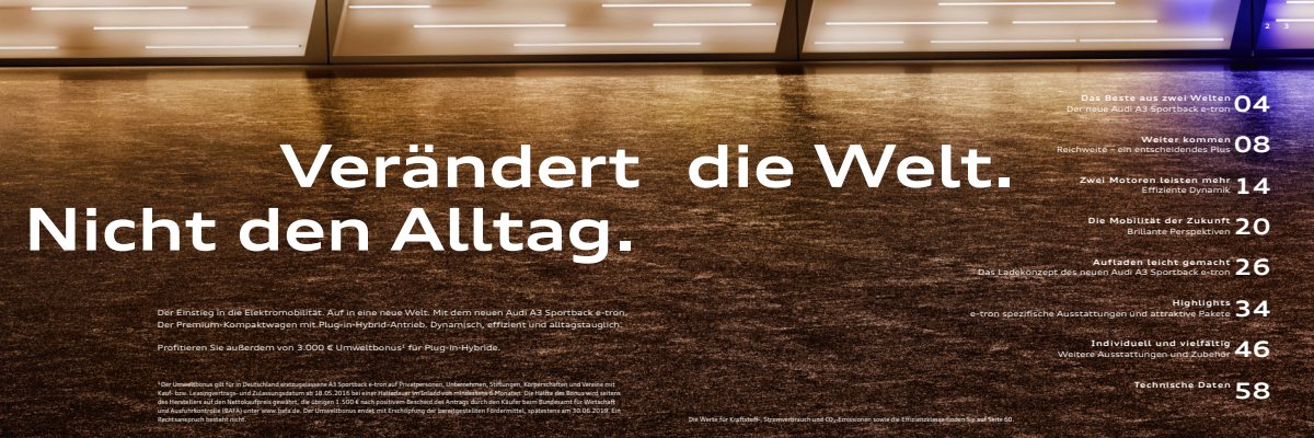 2016 – A3 Sportback e-tron (DE) Preview Page 2