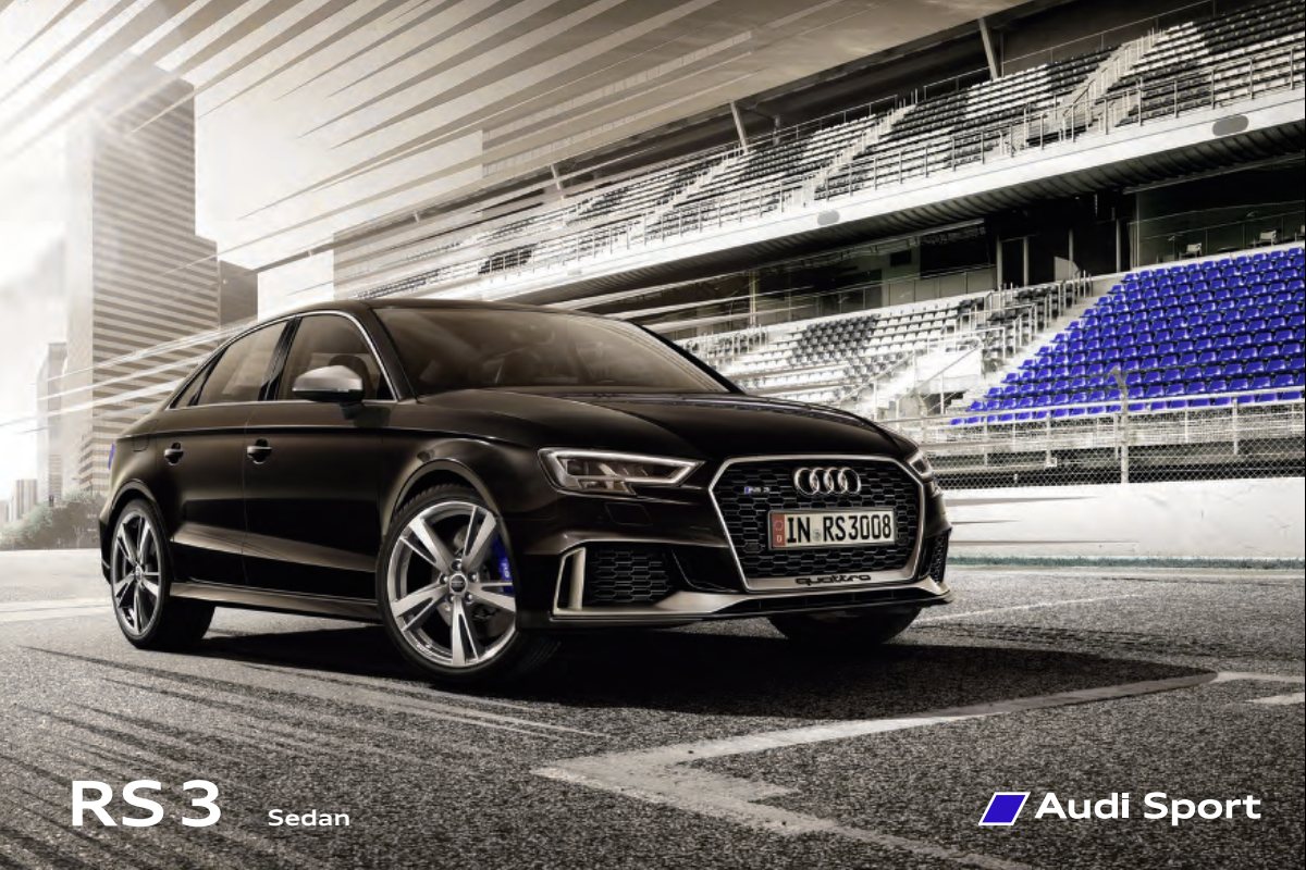 2017 – RS3 Sedan (JP) Preview Page 1