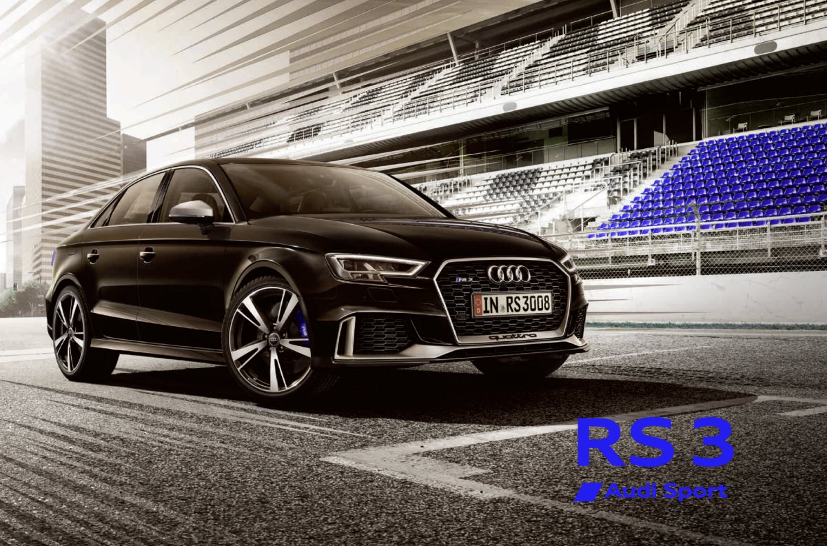 2019 – RS3 Sportback & Sedan (DE) Preview Page 1