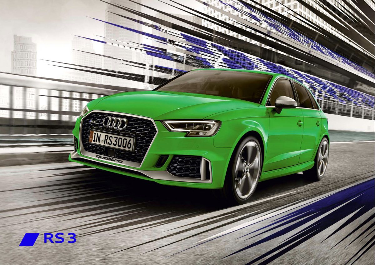2020 – RS3 Sportback & Sedan (JP) Preview Page 1