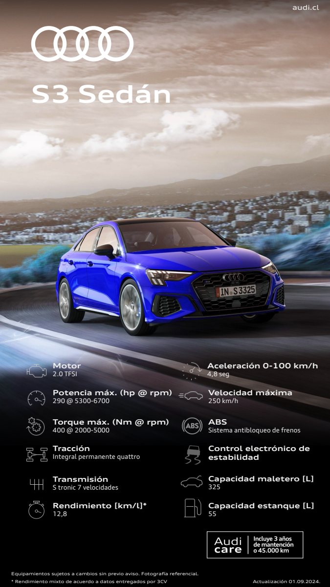 2024 – S3 Sedan (CL) Preview Page 1