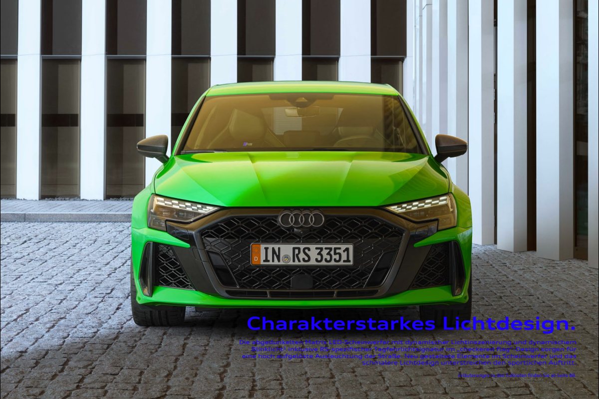 2025 – RS3 Sportback & Sedan (DE) Preview Page 5