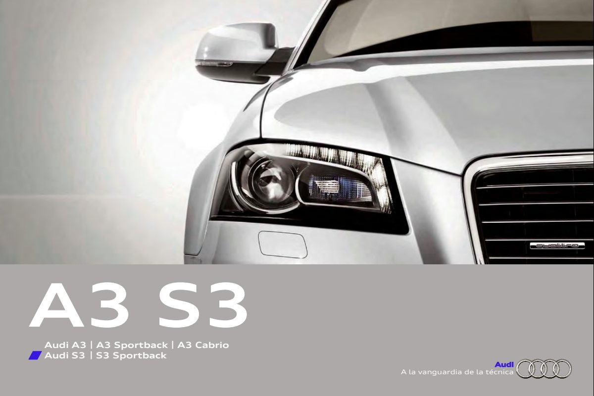 2010 – A3 Model Range (ES) Preview Page 1